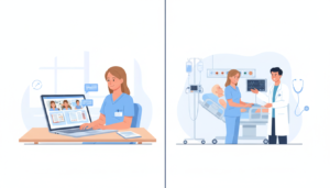 Online vs. Hybrid Nursing Programs: Choosing the Right Path for Your BSN or MSN