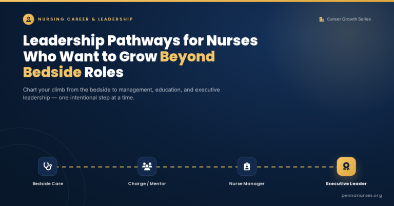 Leadership Pathways for Nurses Who Want to Grow Beyond Bedside Roles
